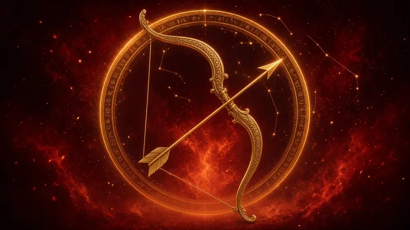 Sagittarius (Dhanu) zodiac sign artwork