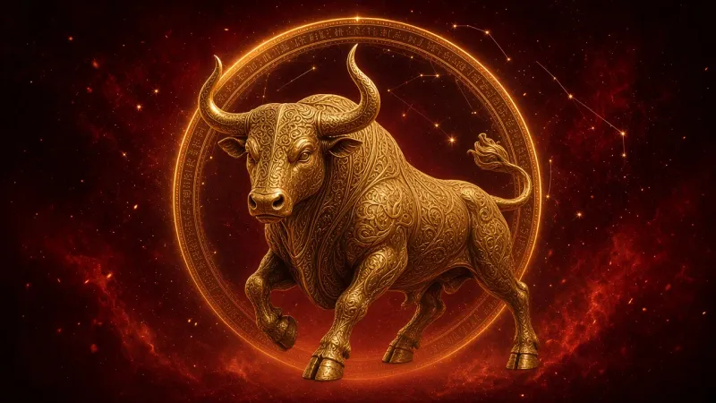 Taurus (Vrishabh) zodiac sign artwork