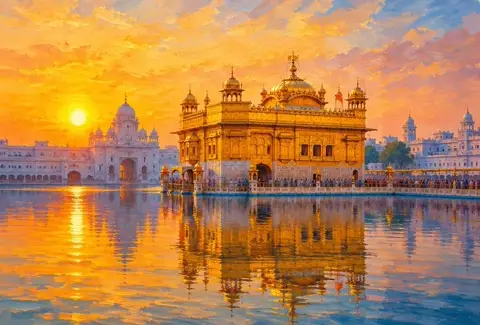 Sunrise and Sunset Today in Amritsar: amritsar illustration