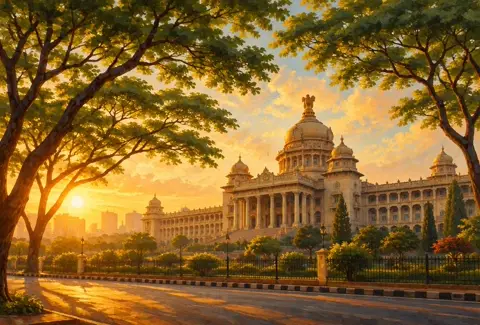 Sunrise and Sunset Today in Bengaluru: bengaluru illustration