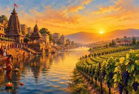 Sunrise and Sunset Today in Nashik: nashik illustration