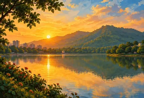 Sunrise and Sunset Today in Thane: thane illustration