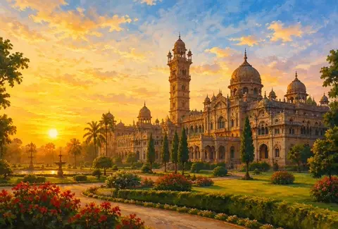 Sunrise and Sunset Today in Vadodara: vadodara illustration
