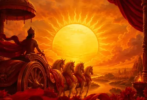 Sun in the 3rd House (Surya in Sahaja Bhava): sun illustration