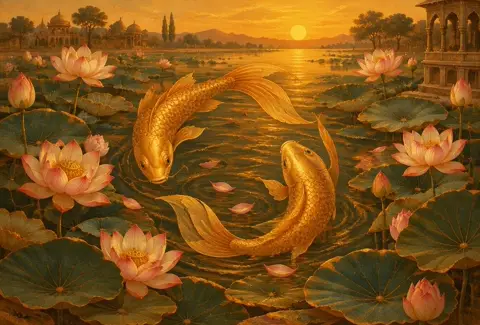 Mars in Pisces (Mangal in Meen Rashi): pisces illustration